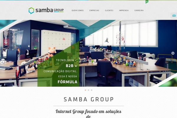 Samba theme site design template sample