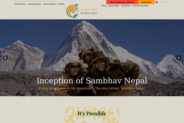 sambhavnepal.org site used Sambhav-nepal
