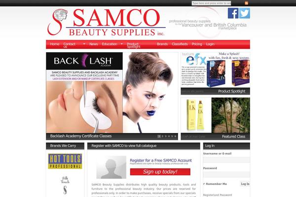 Samco theme websites examples