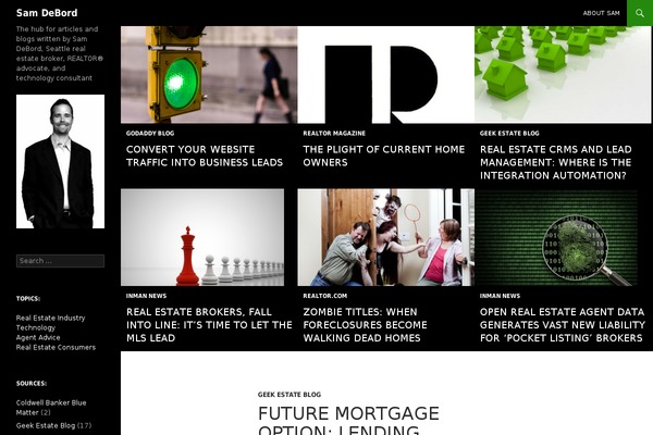 Twenty Fourteen theme site design template sample