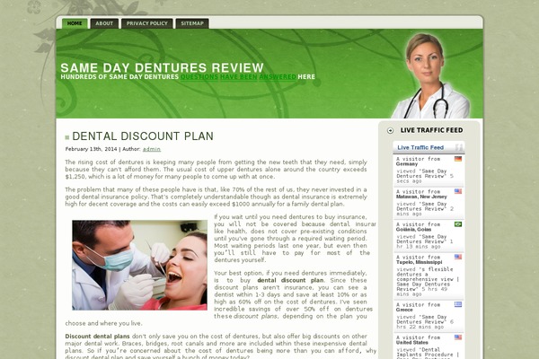 sameday-dentures.com site used Chalcedonymedical