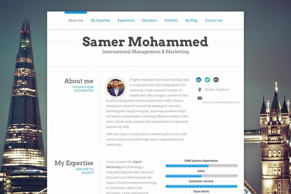 samerm.com site used Perfectcv