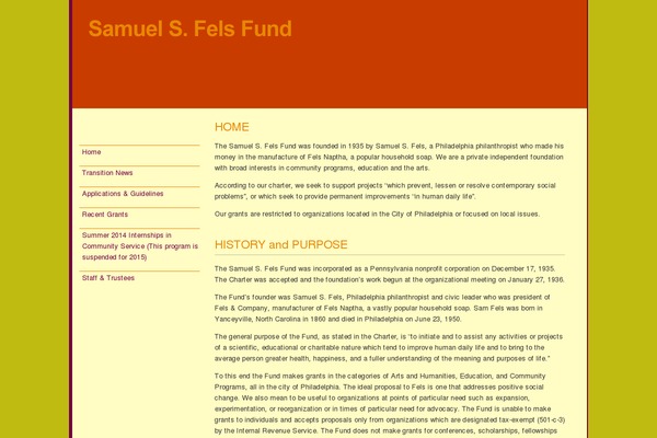samfels.org site used Et-starter-1-4