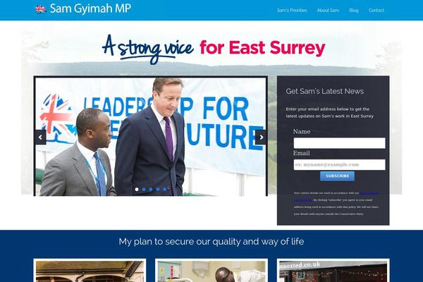 Political Press theme site design template sample