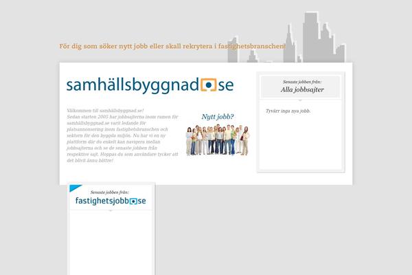 samhallsbyggnad.se site used Sammhallsbygnad