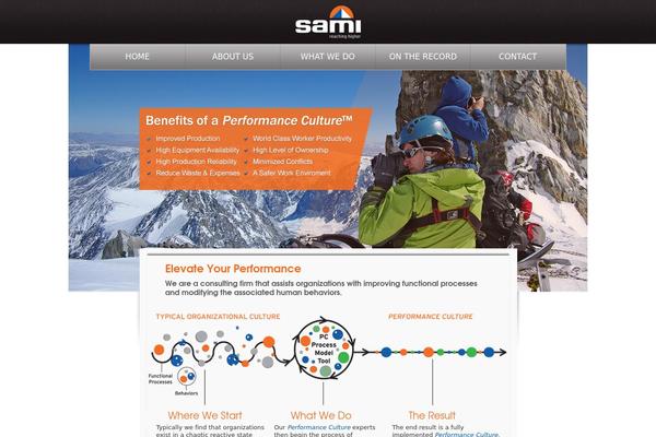 samicorp.com site used Samitheme