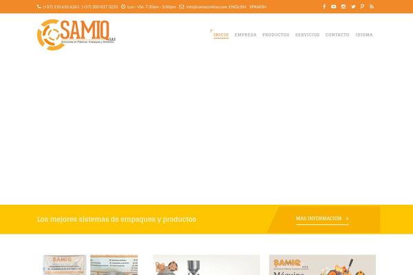 Structure theme site design template sample