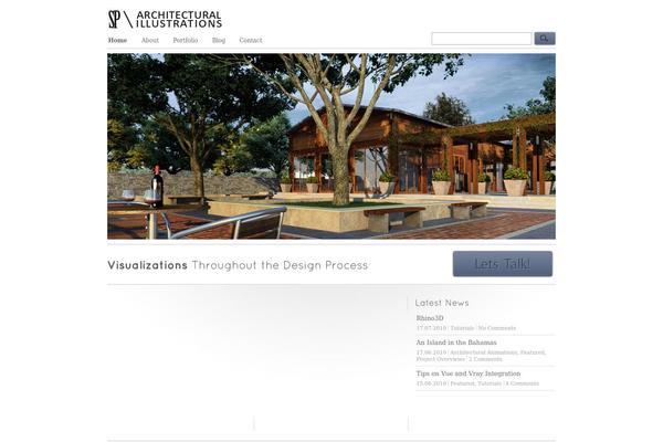 Levitation theme site design template sample