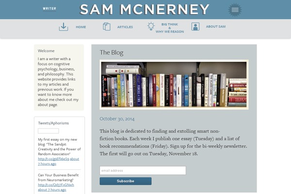 sammcnerney.com site used Sammcnerney