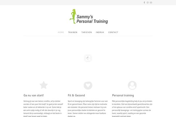 sammyspersonaltraining.com site used Simple-elegant