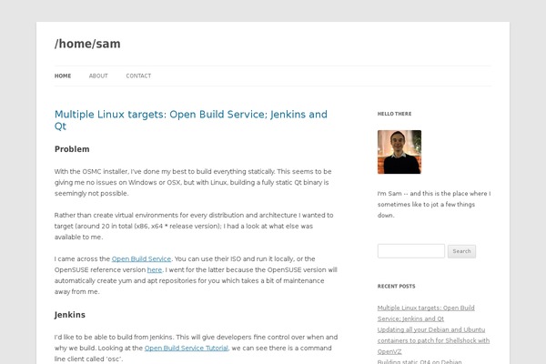 WordPress website example screenshot