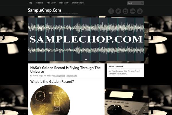 Musicmaker theme site design template sample