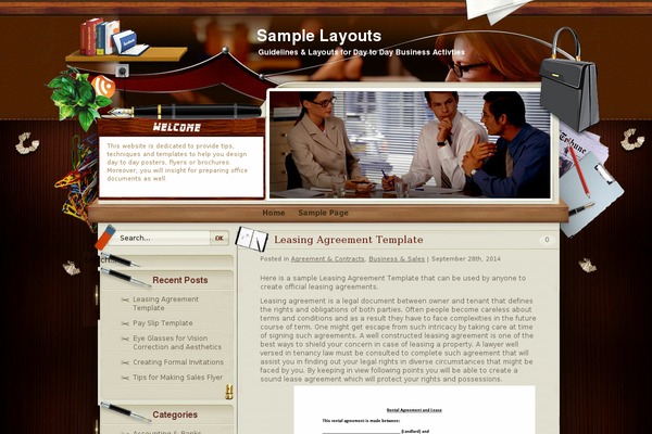 samplelayouts.org site used Business_paradise