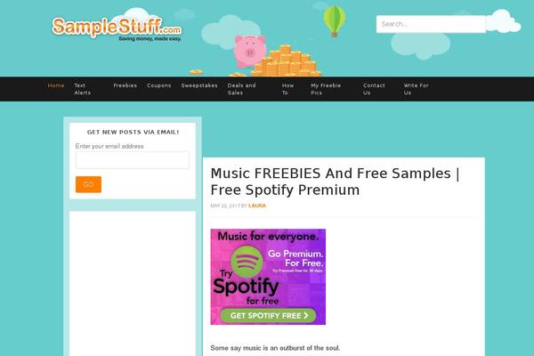 WordPress website example screenshot