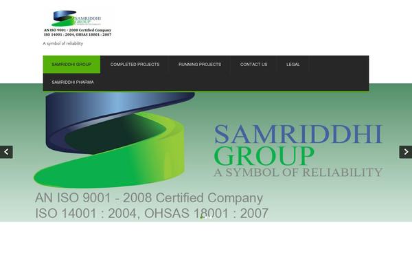 samriddhigroup.co site used SKT Construction Lite
