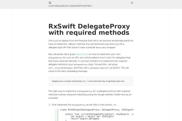 Site using SyntaxHighlighter Evolved plugin