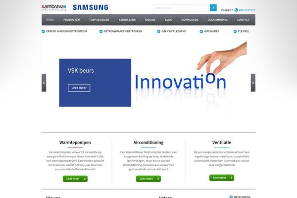 samsung-airco.com site used Ambrava