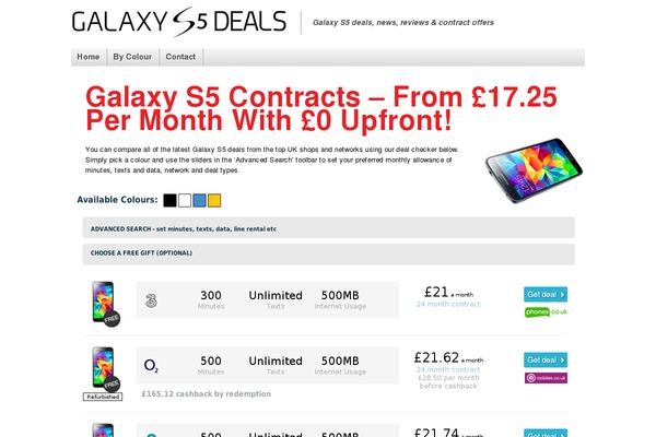 samsunggalaxys5deals.org.uk site used Mystique2