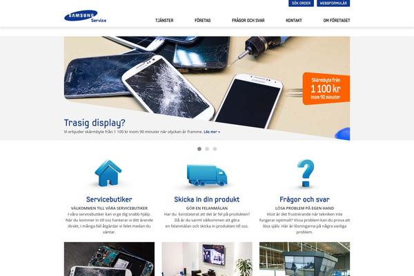 samsungservice.se site used Samsung