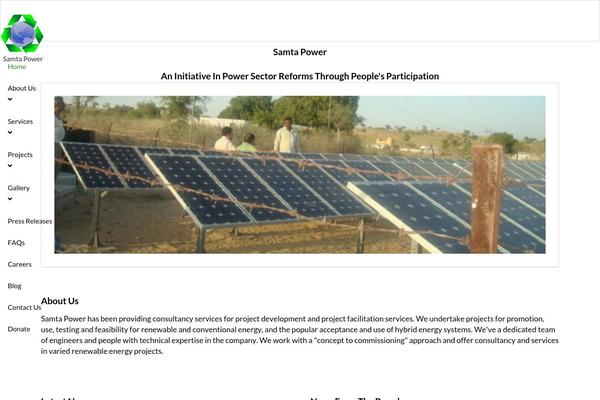 WordPress website example screenshot