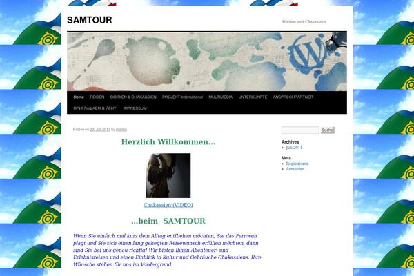 samtour.de site used Twenty Ten