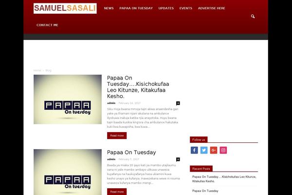 samuelsasali.com site used Newnewspaper