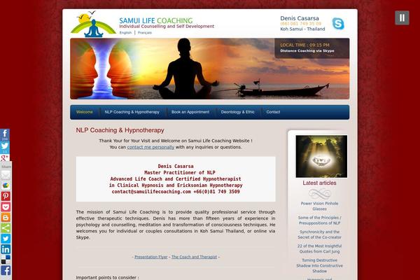 Site using Compact WP Audio Player plugin