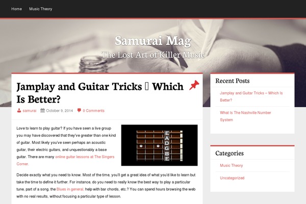 samurai-mag.com site used News Way