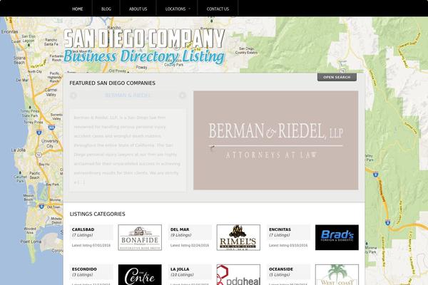 san-diego-companies.com site used Organik-directory