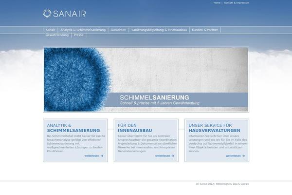 sanair.eu site used New_theme