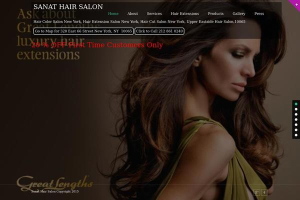 sanathairsalon.com site used Haircare