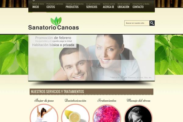 sanatoriocanoas.com site used SPA Treats