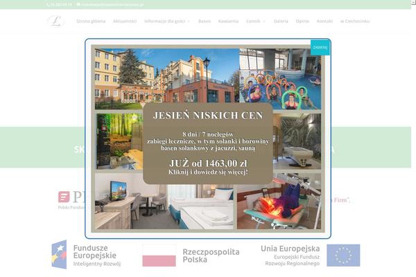 Divi theme site design template sample