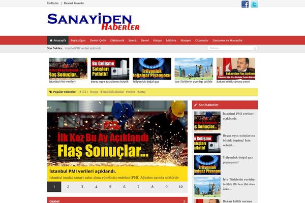 sanayidenhaberler.com site used Iportal