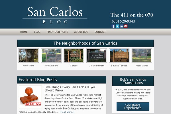 sancarlosblog.com site used Agentevo