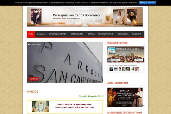 Jarida theme site design template sample