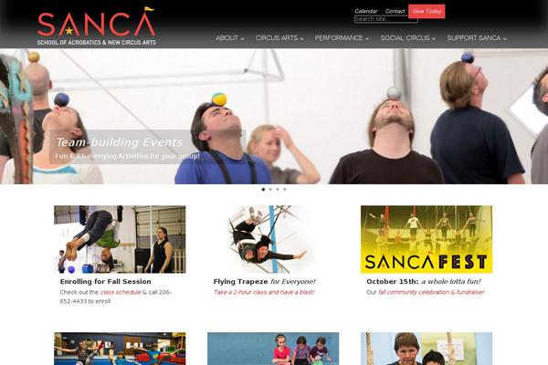 sancaseattle.org site used Sanca