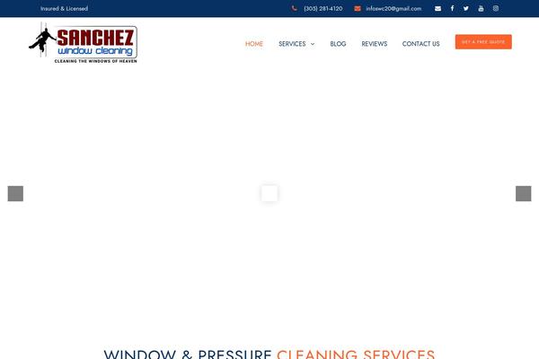 sanchezwindowcleaning.com site used Swctheme