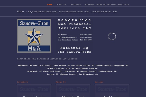 sancta-fide.com site used uDesign