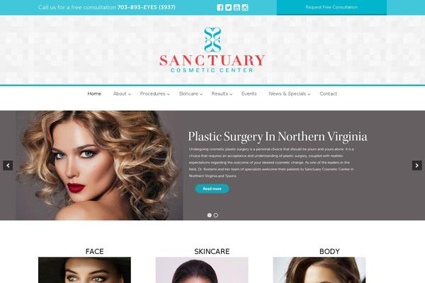 sanctuarycosmeticcenter.com site used Sanctuary