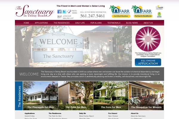 sanctuarydelraybeach.com site used Theme-sanctuary
