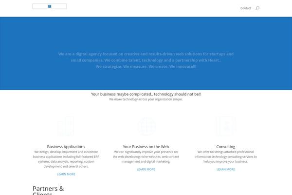 Divi theme site design template sample