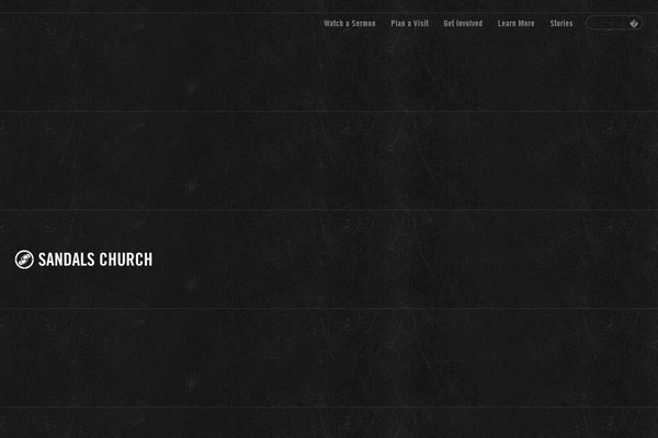 sandalschurch theme websites examples