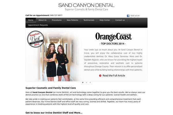 sandcanyondentistry.com site used Scd