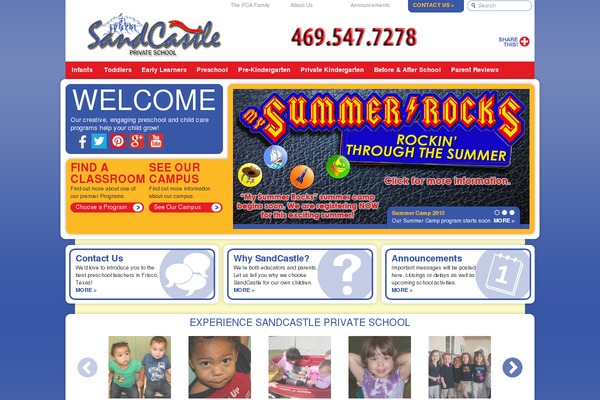 sandcastleschool.com site used Sandcastle