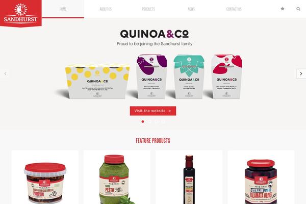 sandhurstfinefoods.com.au site used Sandhurst