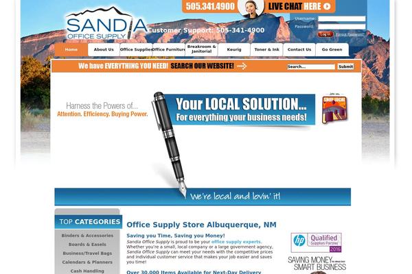 sandiaofficesupply.com site used Sosnm