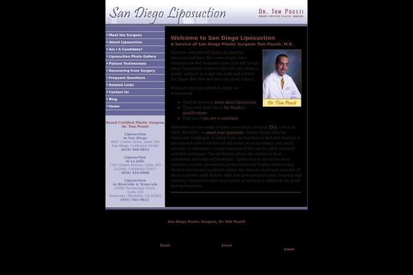 Default theme site design template sample