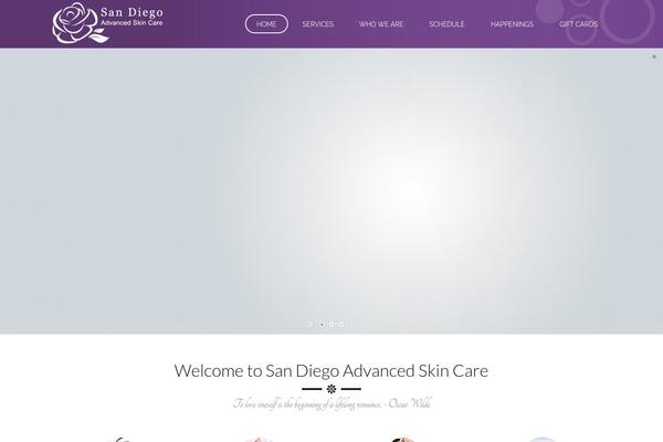 WordPress website example screenshot