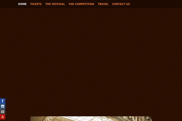 Fest theme site design template sample